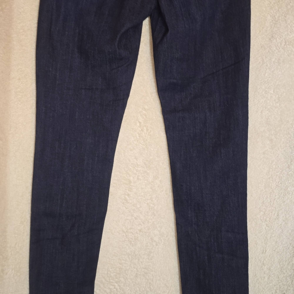 LC Lauren Conrad Skinny Ankle Mid Rise NWT Size 6 Dark Wash Blue Jeans - Picture 2 of 13